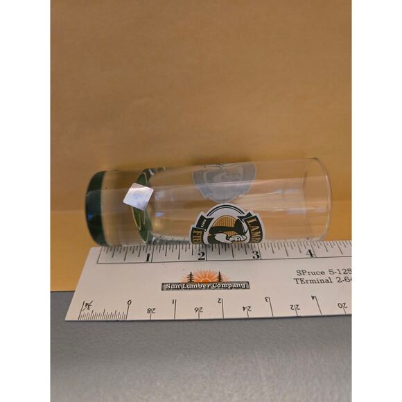 LAMBEAU FIELD Shot Glass SHOOTER Green Bay PACKERS TALL 4" Shot Glass official‎ - Picture 2 of 3